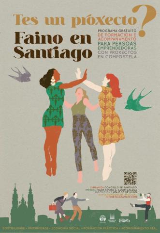 O programa “Faino en Santiago” desenvólvese da man da cooperativa de proxectos para o desenvolvemento sostible Falar a Mare