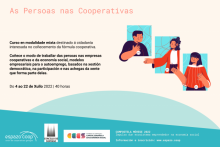Cartaz "As persoas nas cooperativas"