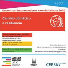 A terceira sesión centrarase na temática "Cambio climático e resiliencia"